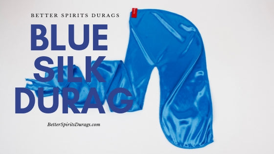 blue silk durag
