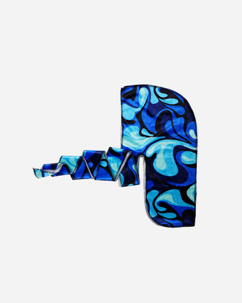 Ocean Waves Velvet Durag Wave God Durags