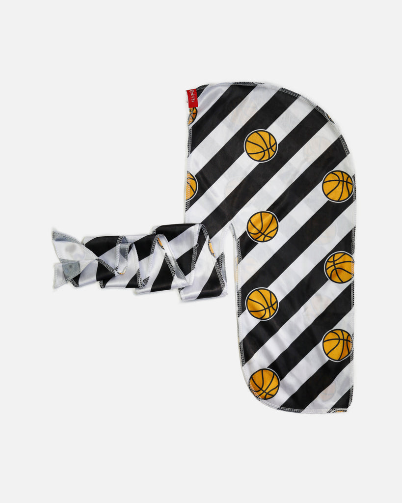 Striped Basketball Silky Durag