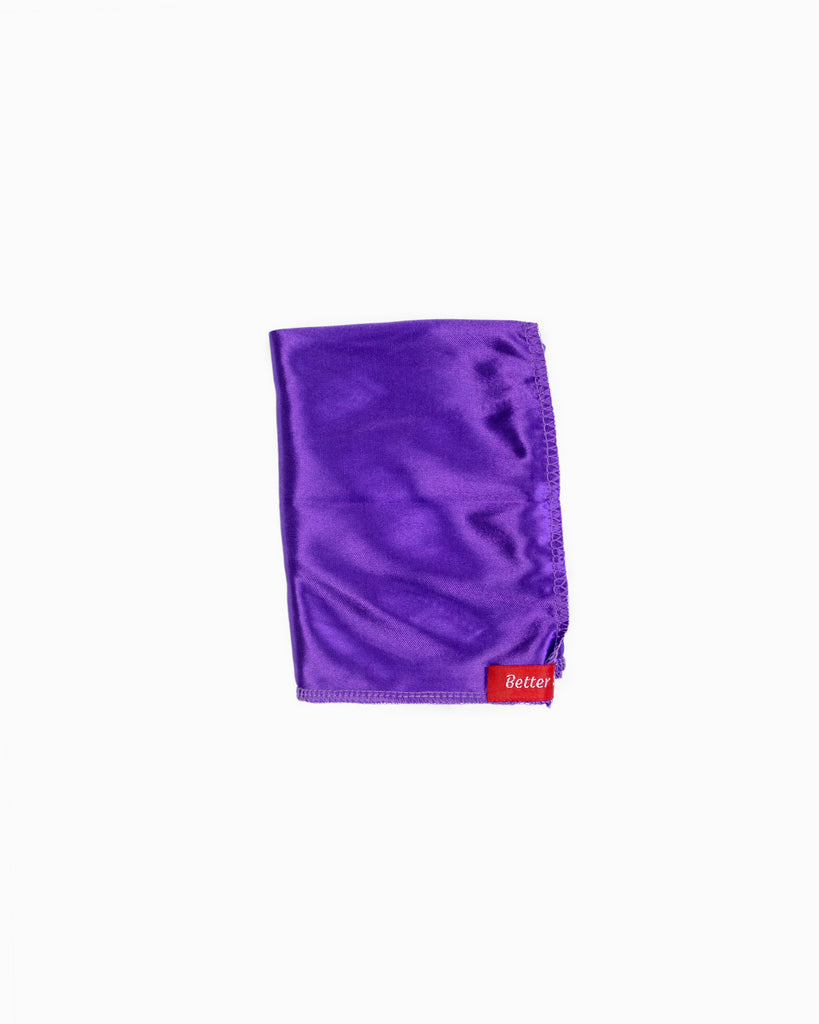 dark purple silky durag